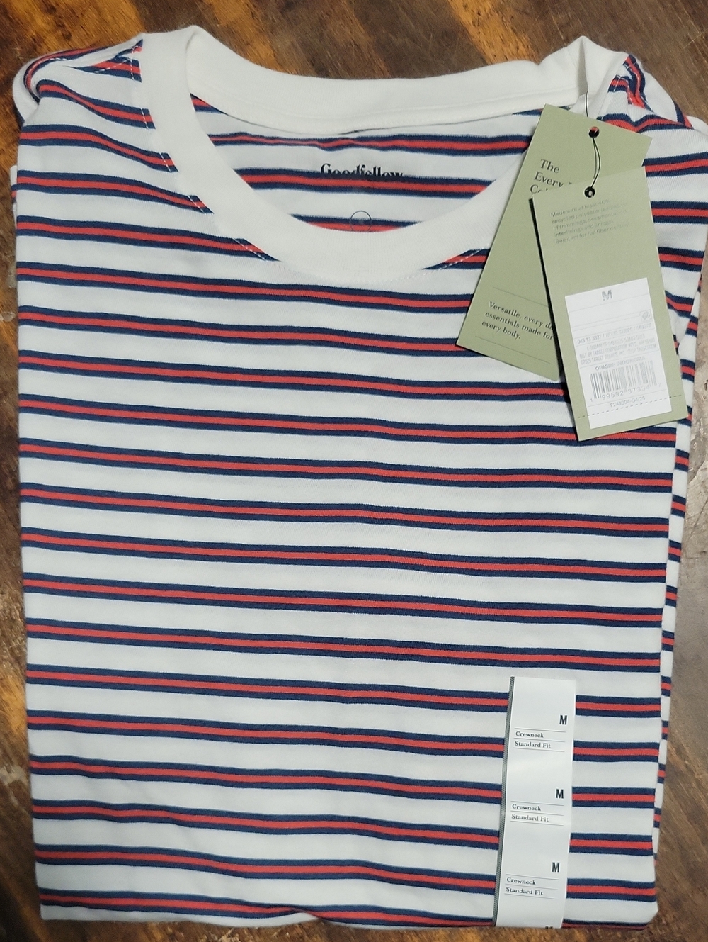 NWT Men's Goodfellow & Co Crewneck Tee Size Medium